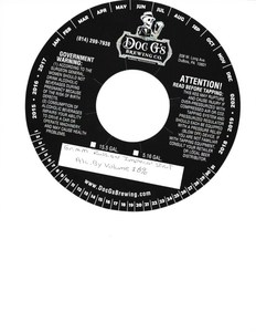 Doc G's Brewing Company Grimm Russian Imperial Stout