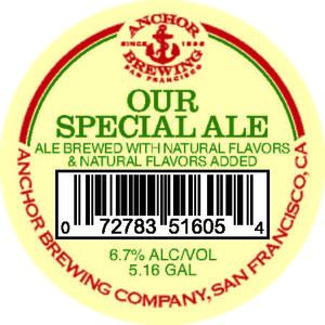 Anchor Our Special Ale May 2017