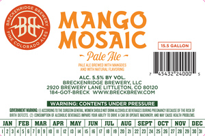 Breckenridge Brewery Mango Mosaic Pale Ale