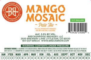 Breckenridge Brewery Mango Mosaic Pale Ale