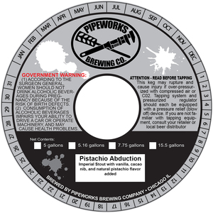 Pipeworks Brewing Company Pistachio Abduction May 2017