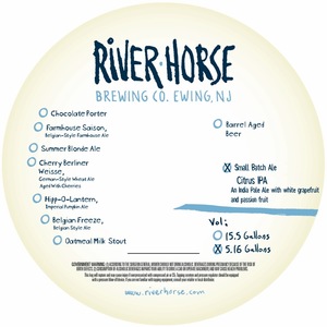 River Horse Brewing Co. Citrus IPA