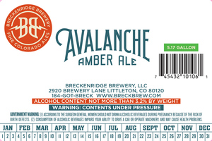 Breckenridge Brewery Avalanche Amber Ale