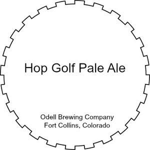 Odell Brewing Company Hop Golf Pale Ale