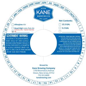 Kane Brewing Company Corduroy Lines May 2017