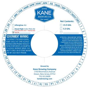 Kane Brewing Company Thirty Seconds Lance May 2017