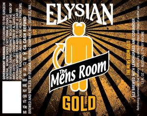 Elysian Brewing Company Mens Room Gold