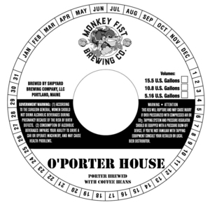 Monkey Fist Brewing Company O'porter House May 2017