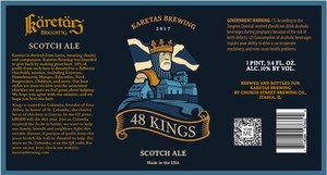 Karetas Brewing 48 Kings July 2017