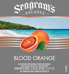 Seagram's Escapes Blood Orange May 2017