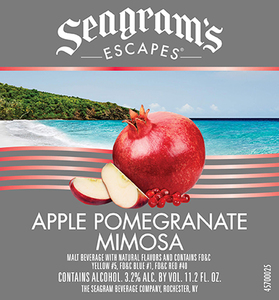 Seagram's Escapes Apple Pomegranate Mimosa May 2017