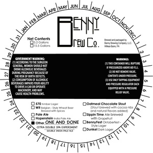 One And Done Citra Double IPA Experiment May 2017