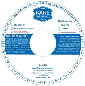 Kane Brewing Company First Peak May 2017