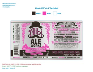 Alibi Ale Works Plum-cot Berlinerweisse