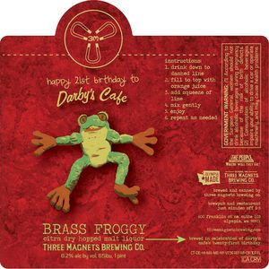 Three Magnets Brewing Co. Brass Froggy Malt Liquor