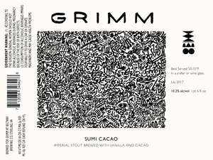 Grimm Sumi Cacao May 2017
