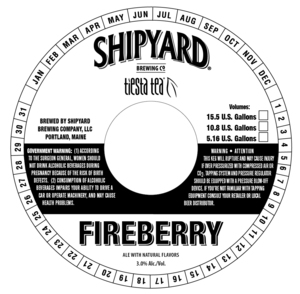 Shipyard Brewing Co. Fireberry