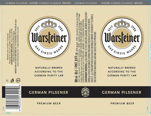 Warsteiner German Pilsener May 2017