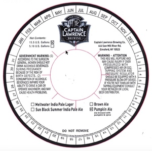 Captain Lawrence Brewing Co Autumn Blaze May 2017