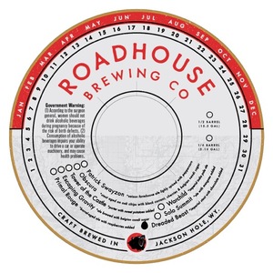 Roadhouse Brewing Company Dreaded Beast June 2017
