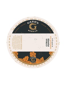 Garr's Beer Co Citrus Pepper - Farmhouse Ale