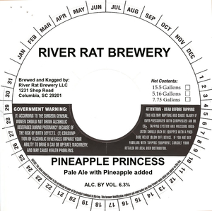 River Rat Brewery Pineapple Princess May 2017