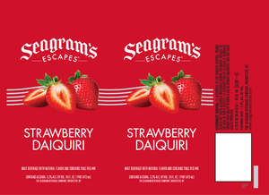 Seagram's Escapes Strawberry Daiquiri May 2017