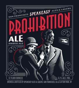 Speakeasy Prohibition Ale May 2017