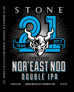 Stone Anniversary Nor'east Nod Double IPA May 2017