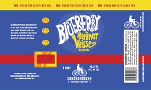 Blueberry Berliner Weisse Ale June 2017