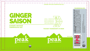 Peak Organic Ginger Saison