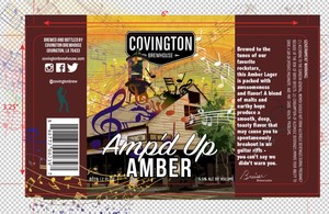 Covington Brewhouse LLC Amp'd Up Amber Lager May 2017
