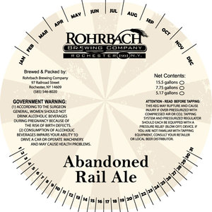 Rohrbach Abandoned Rail Ale