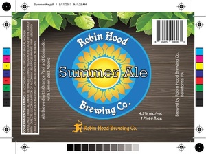 Summer Ale May 2017