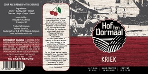 Hof Ten Dormaal Kriek May 2017