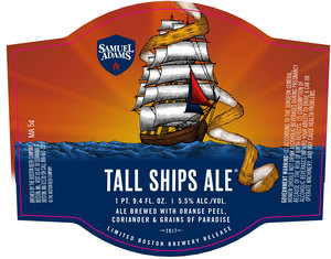 Samuel Adams Tall Ships Ale June 2017