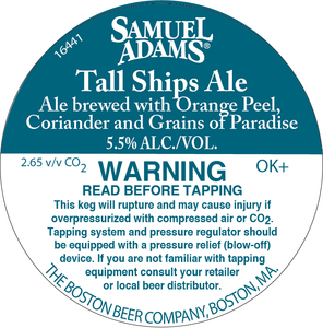 Samuel Adams Tall Ships Ale