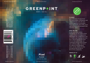 Greenpoint Beer Pixel Pilsner May 2017
