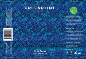 Greenpoint Beer Deep Focus IPA