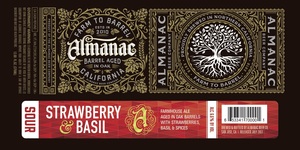 Almanac Beer Co. Strawberry & Basil May 2017