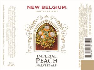 New Belgium Brewing Imperial Peach Harvest Ale