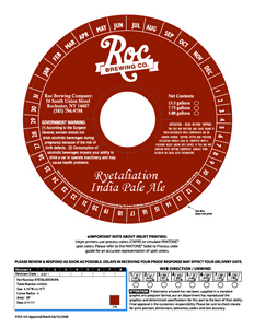 Ryetailiation India Pale Ale May 2017