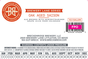 Breckenridge Brewery, LLC Oak Aged Saison