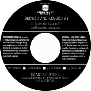 Urban Family Brewing Company Heart Of Stone