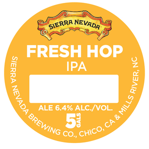 Sierra Nevada Fresh Hop IPA May 2017