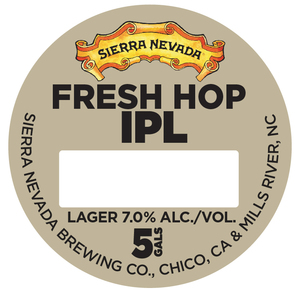 Sierra Nevada Fresh Hop Ipl May 2017