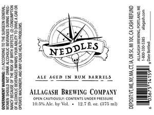 Allagash Brewing Company Neddles May 2017