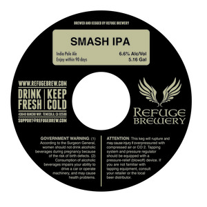 Refuge Brewery Smash IPA June 2017