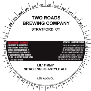 Two Roads Brewing Company Lil' Timmy June 2017
