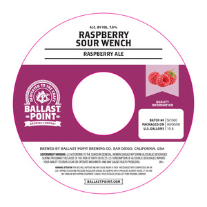 Ballast Point Raspberry Sour Wench